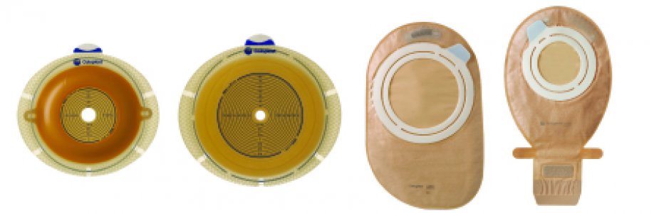 Ostomy Pouch SenSura   Flex Two-Piece System 11-1/2 Inch Length, Maxi 70 mm Stoma Drainable Flat