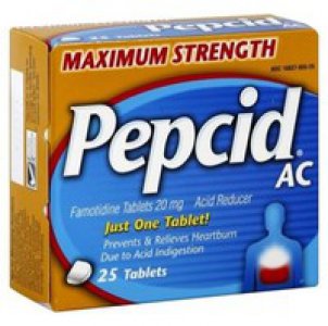Antacid Pepcid   AC 20 mg Strength Tablet 25 per Box