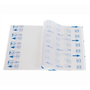 Transparent Film Dressing DermaView    Rectangle 4 X 5 Inch 2 Tab Delivery With Label Sterile