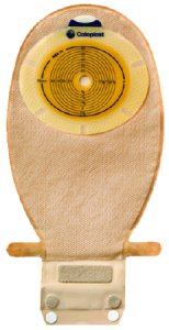 Ostomy Pouch SenSura   EasiClose    One-Piece System 11-1/2 Inch Length, Maxi 1-1/4 Inch Stoma Drainable Flat, Pre-Cut