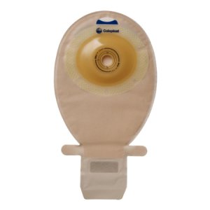 Ostomy Pouch SenSura   EasiClose    One-Piece System 11-1/2 Inch Length, Maxi 1 Inch Stoma Drainable Convex Light, Pre-Cut