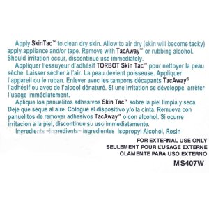 Skin Barrier Wipe Skin Tac    78 to 82% Strength Isopropyl Alcohol Individual Packet NonSterile