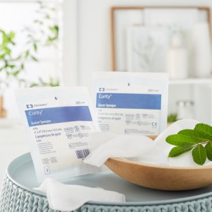 USP Type VII Gauze Sponge Curity    Cotton 8-Ply 4 X 4 Inch Square Sterile