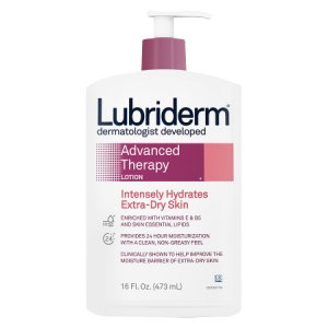 Hand and Body Moisturizer Lubriderm   Advanced Therapy 16 oz. Pump Bottle Scented Lotion