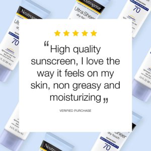 Sunblock Neutrogena   Ultra Sheer   SPF 70 Lotion 3 oz. Tube