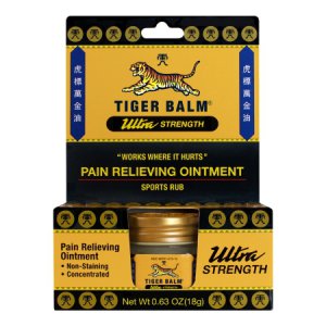 Topical Pain Relief Tiger Balm   Ultra Strength 11% - 11% Strength Camphor / Menthol Ointment 18 Gram