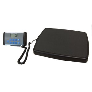 Floor Scale Health O Meter   Digital LCD Display 500 lbs. / 220 kg Capacity Black AC Adapter / Battery Operated