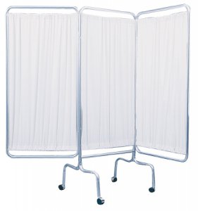 Privacy Screen Folding 3-Panel Vinyl
