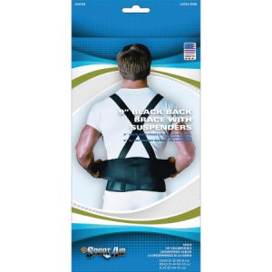 Occupational Back Support Sport-Aid    Medium / Large Hook and Loop Closure 32 to 44 Inch Hip Circumference 9 Inch Height Adult