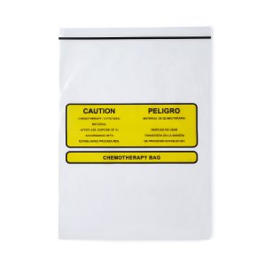 Chemo Drug Transport Bag Clear Bag Polyethylene 9 X 12 Inch