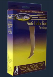 Anti-embolism Stocking Thigh High X-Large Beige Open Toe