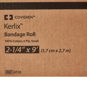 Fluff Bandage Roll Kerlix    Gauze 6-Ply 2-1/4 Inch X 3 Yard Roll Shape Sterile