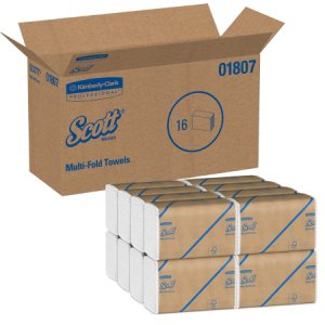 Paper Towel Scott   Multi-Fold 9-1/5 X 9-2/5 Inch
