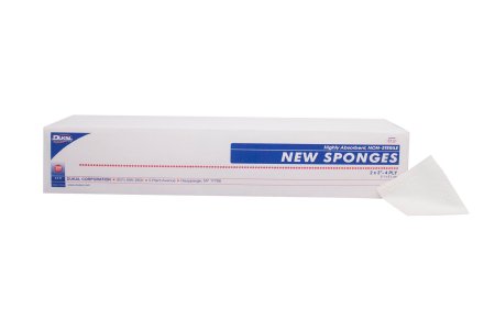 Nonwoven Sponge Dukal    Polyester / Rayon 4-Ply 2 X 2 Inch Square NonSterile