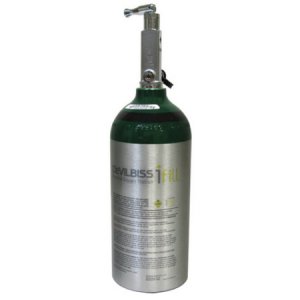 DeVilbiss iFill   Oxygen Cylinder Size M6 Aluminum
