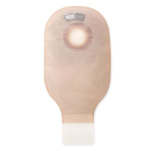 Ostomy Pouch Premier    One-Piece System 12 Inch Length Up to 2-1/2 Inch Stoma Drainable Flat, Trim to Fit