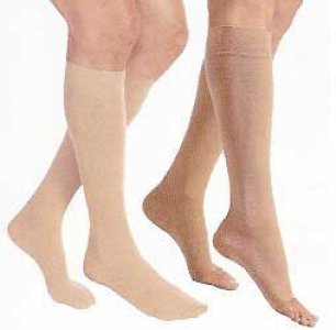 Compression Stocking JOBST   Relief   Knee High Medium Beige Closed Toe