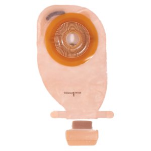 Ostomy Pouch Assura   EasiClose    One-Piece System 11 Inch Length, Maxi 5/8 to 1-11/16 Inch Stoma Drainable Convex, Trim To Fit