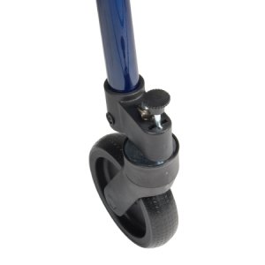 4 Wheel Rollator drive    Clever-Lite Blue Adjustable Height / Folding Aluminum Frame