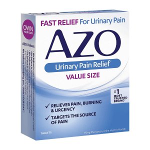 Urinary Pain Relief AZO   95 mg Strength Phenazopyridine HCL Tablet 30 per Bottle
