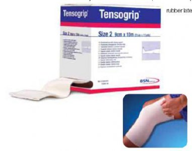 Elastic Tubular Support Bandage Tensogrip   4-1/2 Inch X 11 Yard Large Thigh Standard Compression Pull On Beige Size G NonSterile