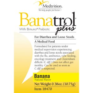 Oral Supplement / Tube Feeding Formula Banatrol   Plus Banana Flavor Powder 11 Gram Individual Packet