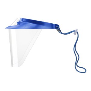 Face Shield Kit Polysoft One Size Fits Most Full Length Anti-fog Reusable NonSterile