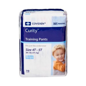 Male Youth Training Pants Curity    Pull On with Tear Away Seams X-Large Disposable Heavy Absorbency