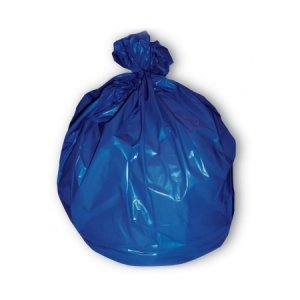 Trash Bag Heritage    33 gal. Blue HDPE 14 Mic. 33 X 40 Inch Star Seal Bottom Coreless Roll