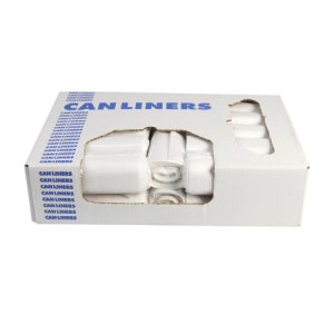 Trash Bag Heritage    33 gal. White LLDPE 0.90 mil 33 X 39 Inch Star Seal Bottom Flat Pack