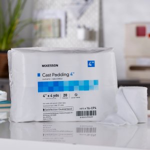 Cast Padding Undercast McKesson 4 Inch X 4 Yard Polyester NonSterile