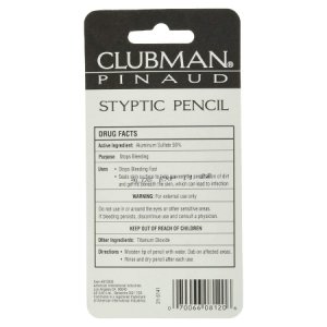 Styptic Pencil Clubman 0.33 oz. Aluminum Sulfate