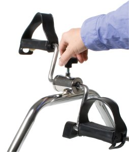 Pedal Exerciser CanDo   Portable Adjustable Resistance Levels 11 X 17 X 22 Inch Black / Gray
