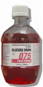 Glucose Tolerance Beverage Glucose Drink 10 oz. per Bottle Fruit Punch Flavor 75 Gram