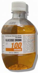 Glucose Tolerance Beverage Glucose Drink 10 oz. per Bottle Orange Flavor 100 Gram