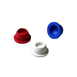 Globe   Scientific Tube Closure Thermoplastic Elastomer Pierceable Plug Cap Blue 13 mm For 13 mm Vacuum and Test Tubes NonSterile