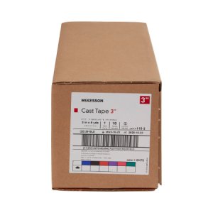 Cast Tape McKesson 3 Inch X 12 Foot Fiberglass White