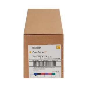 Cast Tape McKesson 2 Inch X 12 Foot Fiberglass Blue