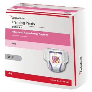 Female Youth Training Pants Curity    Pull On with Tear Away Seams Medium Disposable Heavy Absorbency