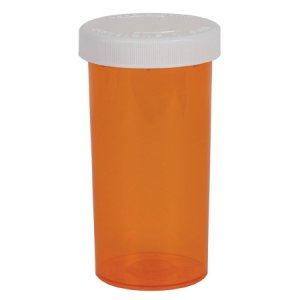 Prescription Vial Ezydose   Push & Turn 60 DRAM Amber