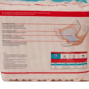 Unisex Adult Incontinence Brief Wings    Small Disposable Heavy Absorbency
