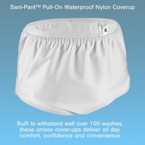Sani-Pant    Protective Underwear Unisex Nylon / Plastic Large Pull On Reusable