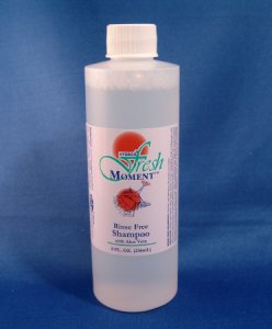 Rinse-Free Shampoo Fresh Moment    8 oz. Bottle Floral Scent