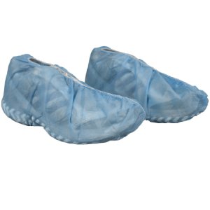 Shoe Cover One Size Fits Most Shoe High Nonskid Sole Blue NonSterile