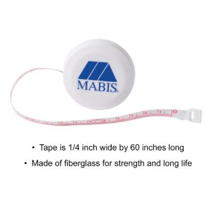 Measurement Tape Mabis   1/4 X 60 Inch Reusable Inches / Centimeters