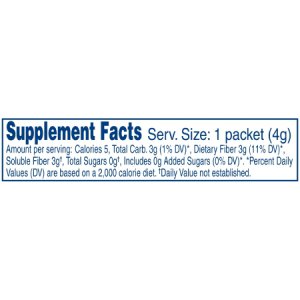 Oral Supplement Nutrisource   Fiber Unflavored Powder 4 Gram Individual Packet