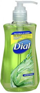 Antibacterial Soap Dial   with Moisturizers Liquid 7.5 oz. Pump Bottle Scented