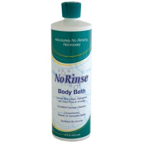 Rinse-Free Body Wash No Rinse   Body Bath Liquid 16 oz. Bottle Scented