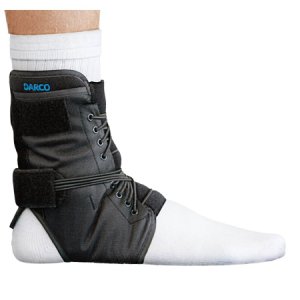 Ankle Brace Darco Web    Medium Bungee / Hook and Loop Strap Closure Male 7-1/2 to 10 / Female 9-1/2 to 11 Foot