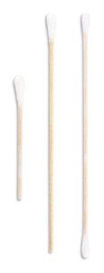 Swabstick Solon   Cotton Tip Wood Shaft 6 Inch NonSterile 100 per Pack